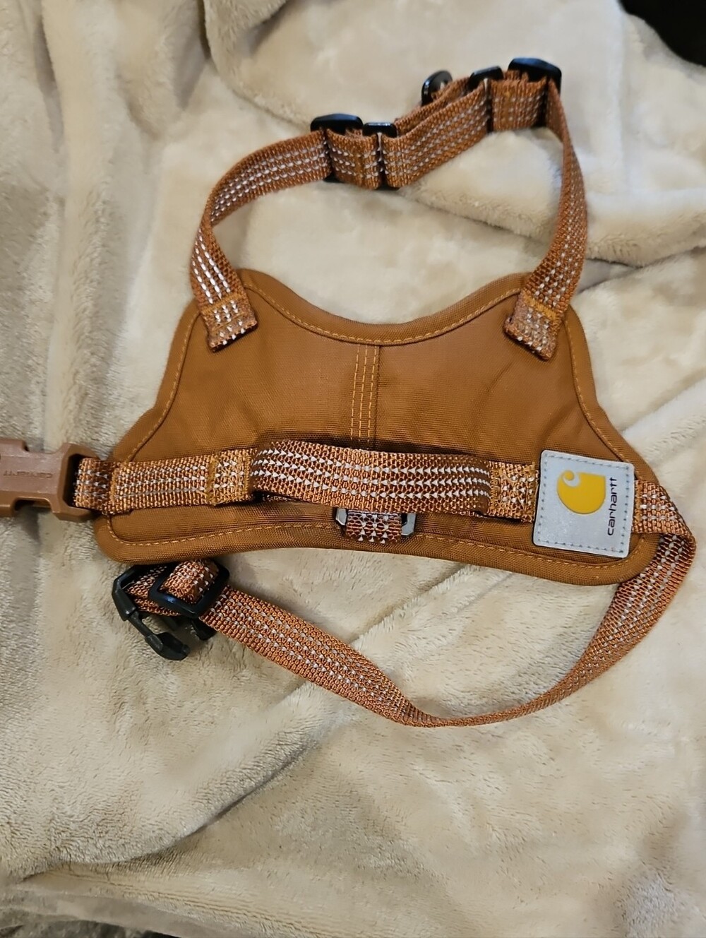 Carhartt Dog Brown Reflective Dog Harness - Tan